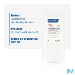 Melascreen uv 50 flu a tach 50ml - La Grande Pharmacie