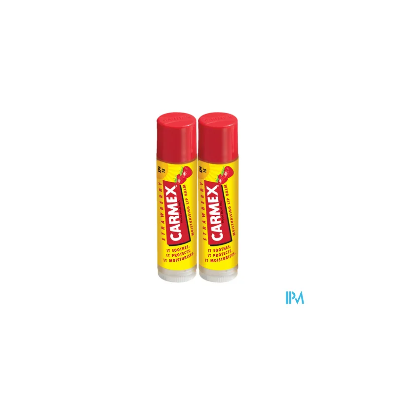 CARMEX STICK LEV SPF15 FRAISE X2