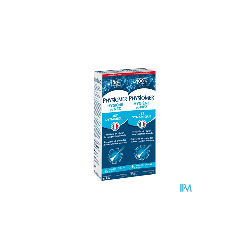 PHYSIOMER JET DYNAMIQUE 125ML X2