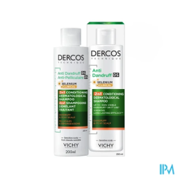Dercos sh a pelliculaire 2 1 200ml - La Grande Pharmacie