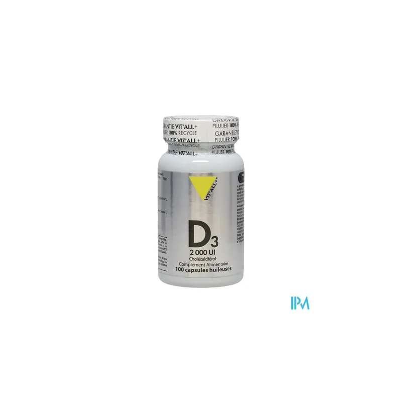 VIT ALL+ VIT D3 2000UI CAPS 100