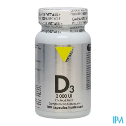 VIT ALL+ VIT D3 2000UI CAPS 100