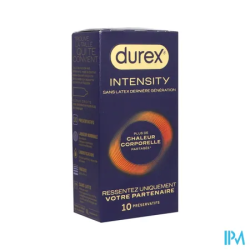 Preserv durex intensity s latex 10 - La Grande Pharmacie
