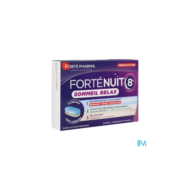 FORTENUIT 8H SOMMEIL RELAX CPR 15