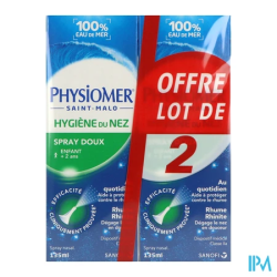 Physiomer sol brumisation 135ml x2 - La Grande Pharmacie
