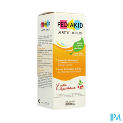 PEDIAKID APPET/TONUS FRAMB SP125ML