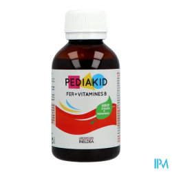 PEDIAKID FER+VIT B BANANE SP 125ML