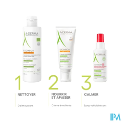 A derma exomega cont mous 200ml - La Grande Pharmacie