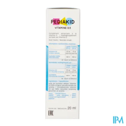 PEDIAKID VIT D3 GTT BUV 20ML