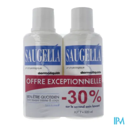 SAUGELLA DERMOLIQUIDE 500ML X2
