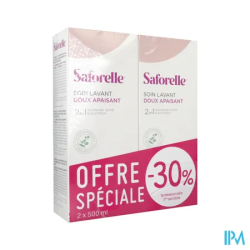 Saforelle soin lav doux 500ml x2 - La Grande Pharmacie