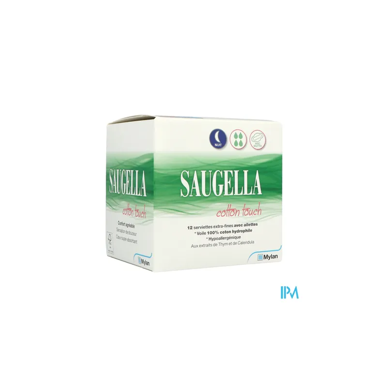 SAUGELLA COT TOUCH SERV NUIT 12