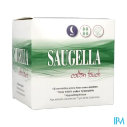 SAUGELLA COT TOUCH SERV NUIT 12