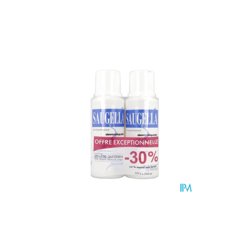 SAUGELLA DERMOLIQ 250ML X2