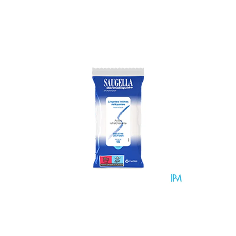 SAUGELLA DERMOLIQ LINGETTES 15