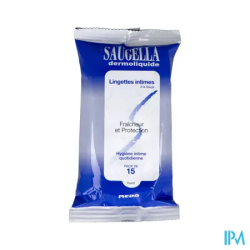 SAUGELLA DERMOLIQ LINGETTES 15