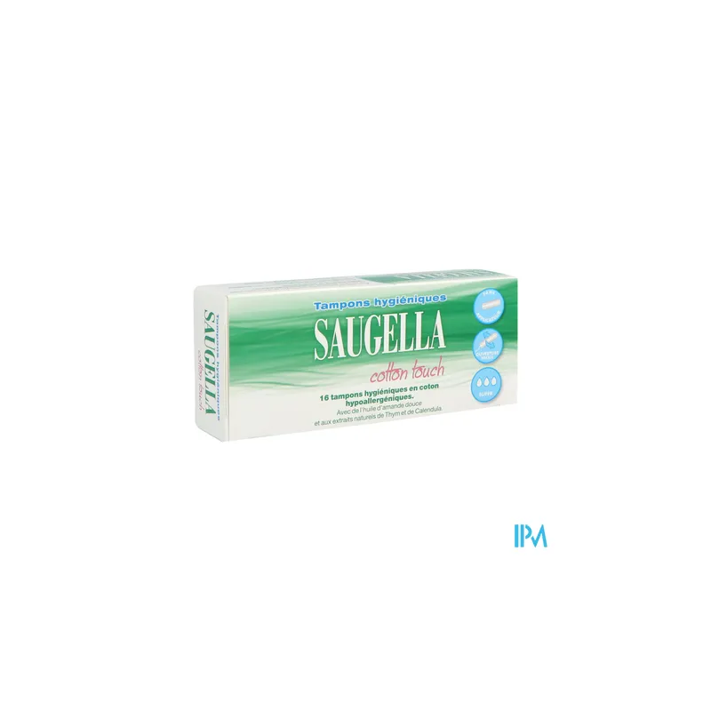 SAUGELLA COT TOUCH TAMP SUPER 16
