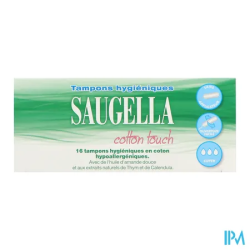 SAUGELLA COT TOUCH TAMP SUPER 16