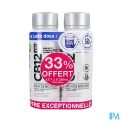 CB12 WHITE BAIN DE BOUCHE 250MLX2