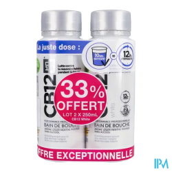 CB12 WHITE BAIN DE BOUCHE 250MLX2