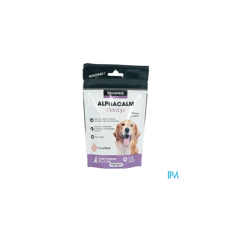 Alphacalm tasty chien bouchee 30 - La Grande Pharmacie