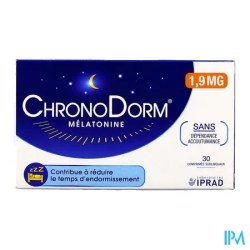 CHRONODORM MELATONINE 1,9MG CPR30