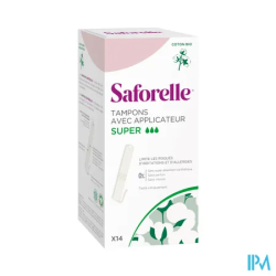 SAFORELLE TAMPON SUPER A/APPL 14