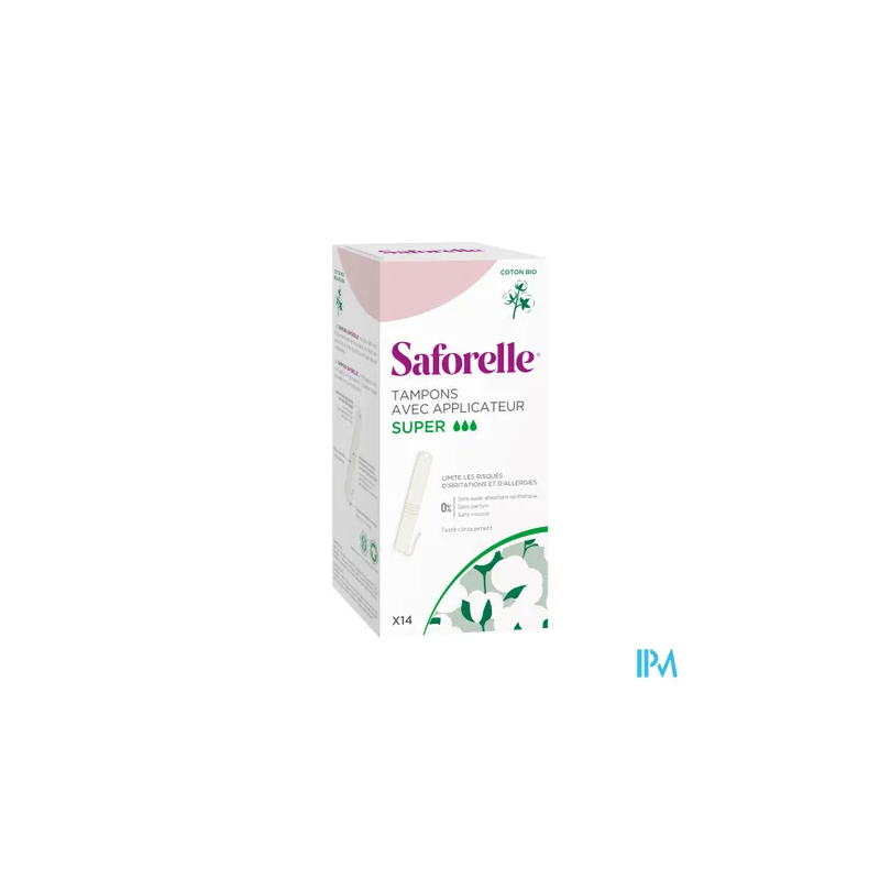 SAFORELLE TAMPON SUPER A/APPL 14