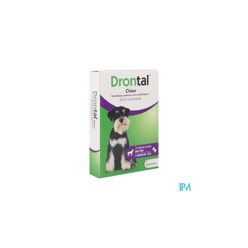 Vetoquinol drontal vermifuge chien comprime 2 - La Grande Pharmacie