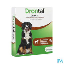 Vetoquinol drontal grand comprime chien 2 - La Grande Pharmacie