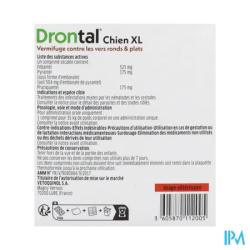 Vetoquinol drontal grand comprime chien 2 - La Grande Pharmacie