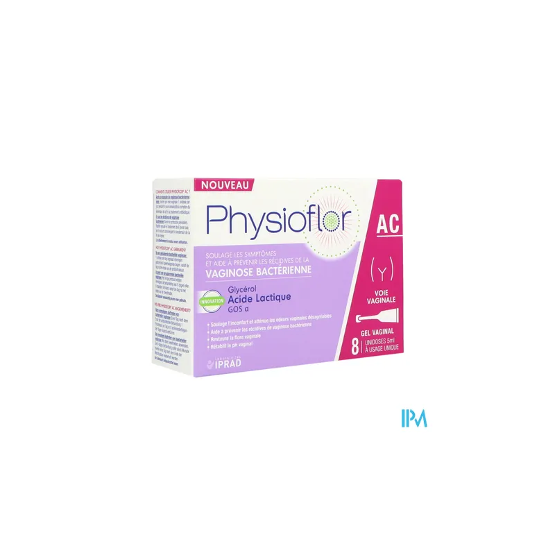 PHYSIOFLOR AC GEL VAGIN UNID 5ML 8