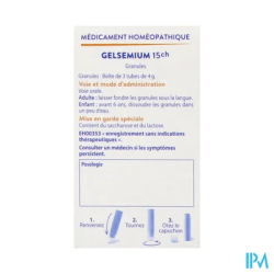 Gelsemium 15ch 3tg b - La Grande Pharmacie
