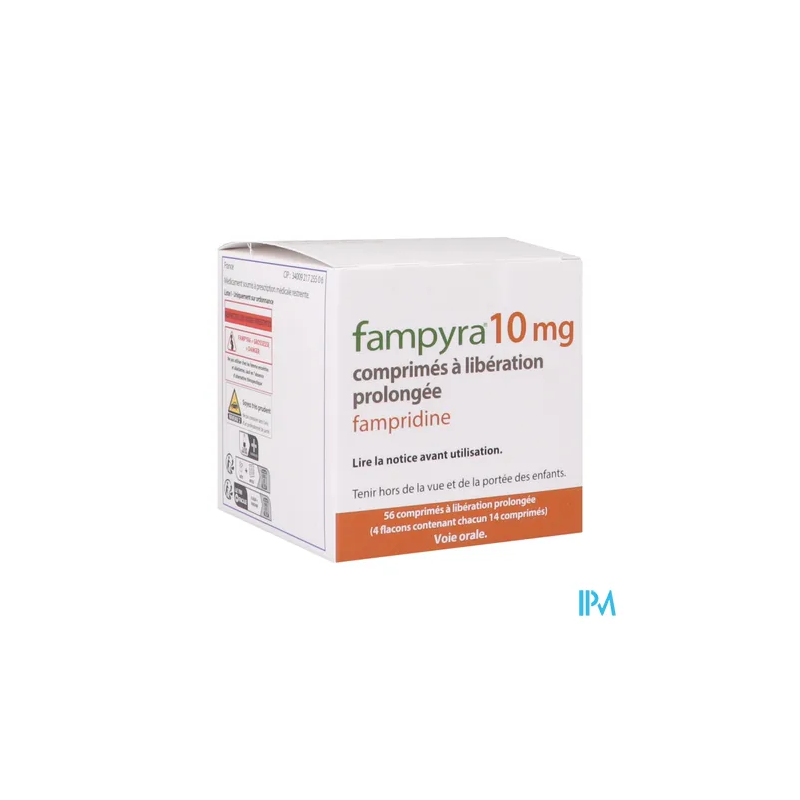 Fampyra lp 10mg fl cpr 56 - La Grande Pharmacie