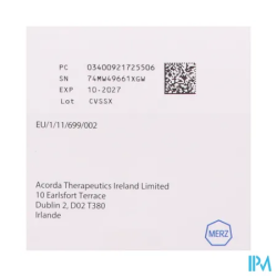 Fampyra lp 10mg fl cpr 56 - La Grande Pharmacie