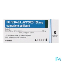 Sildenafil 100mg accord cpr 8 - La Grande Pharmacie