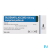 Sildenafil 100mg accord cpr 8 - La Grande Pharmacie