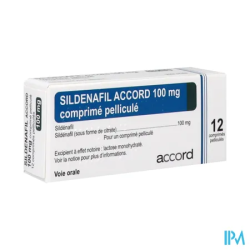 Sildenafil 100mg accord cpr 12 - La Grande Pharmacie