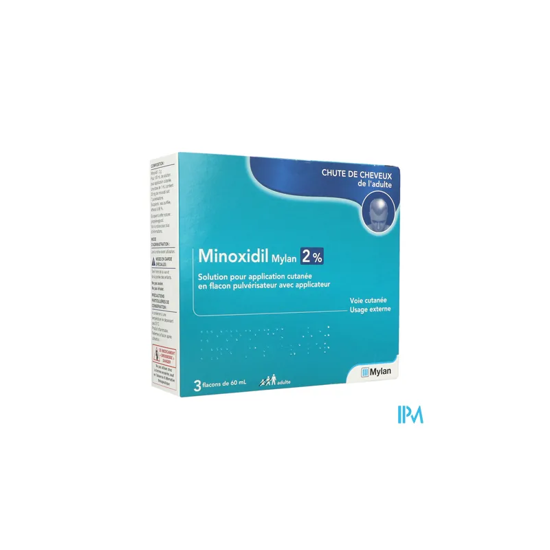 Minoxidil 2 viatris sol ext 60ml3 - La Grande Pharmacie