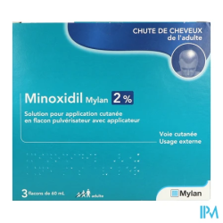 Minoxidil 2 viatris sol ext 60ml3 - La Grande Pharmacie