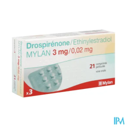 Drospir ethinyl 3 0 02 vts cp3x21 - La Grande Pharmacie
