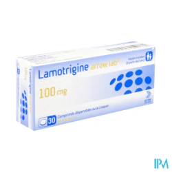 Lamotrigine 100mg arrow cpr disp30 - La Grande Pharmacie