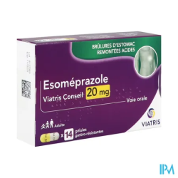 Esomeprazole 20mg vts cons gel 14 - La Grande Pharmacie