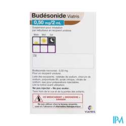 Budesonide 0 5mg 2ml viatris inh20 - La Grande Pharmacie