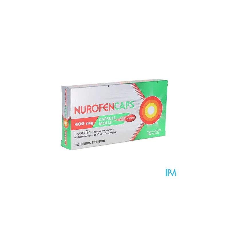 Nurofencaps 400mg caps 10 - La Grande Pharmacie