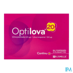 Optilova 20mcg 100mcg cpr 3x28 - La Grande Pharmacie