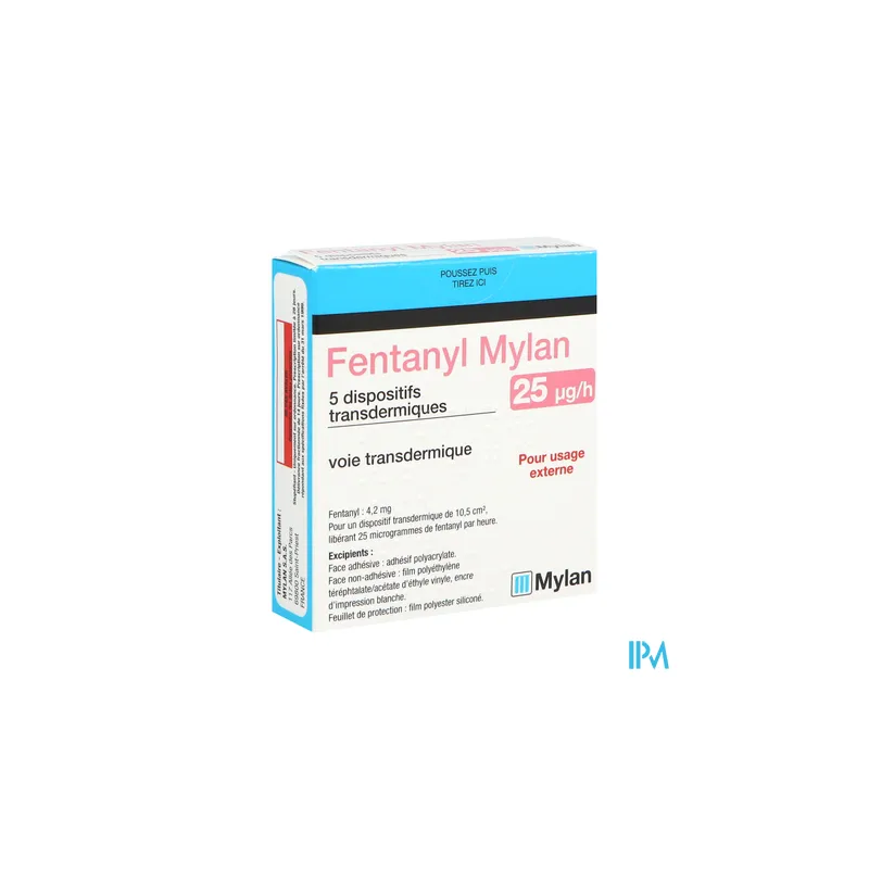 Fentanyl 25mcg h viatris d trans 5 - La Grande Pharmacie