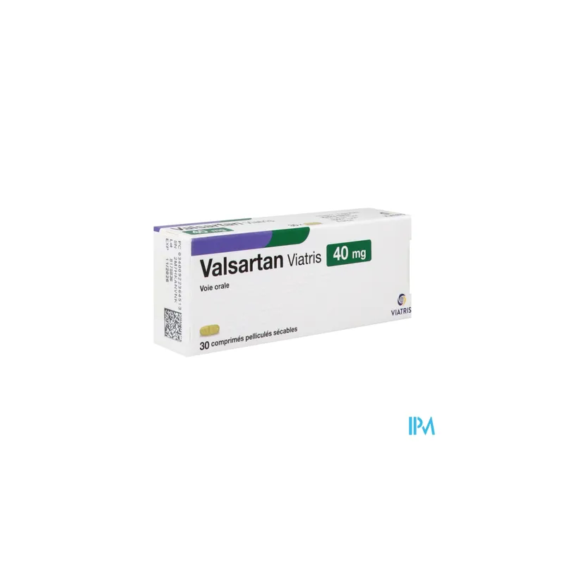 Valsartan 40mg vts cpr sec 30 - La Grande Pharmacie