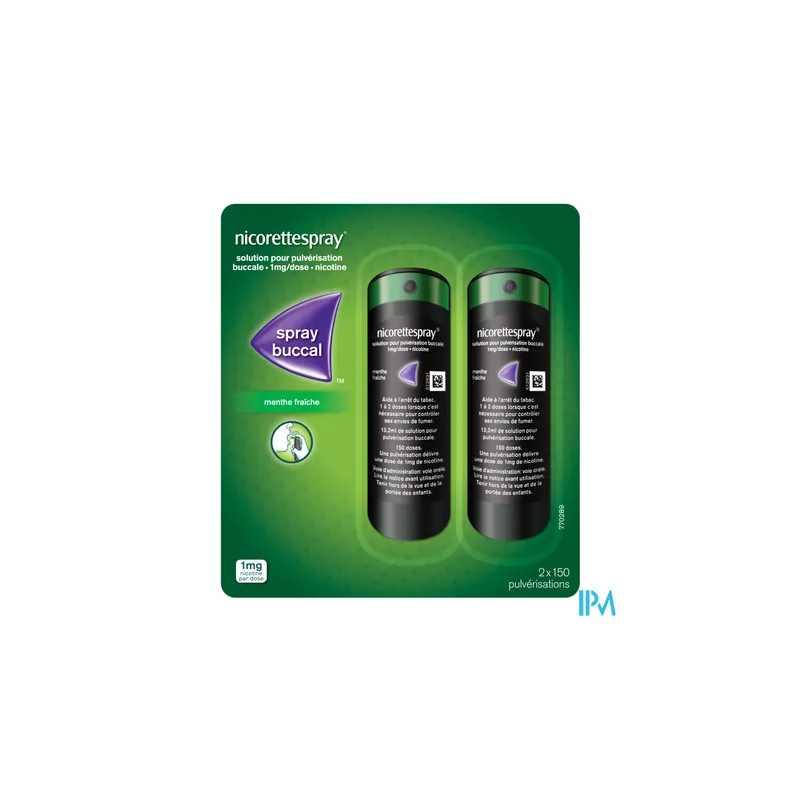 Nicorettespray 1mg dose sol fl 2 - La Grande Pharmacie