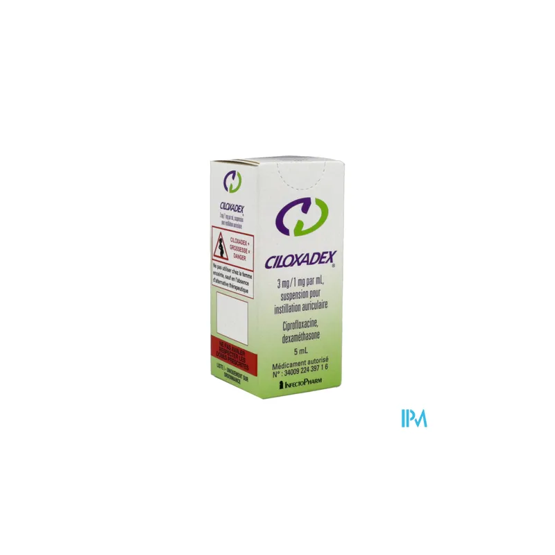 Ciloxadex 3mg 1mg ml sus auric 5ml - La Grande Pharmacie